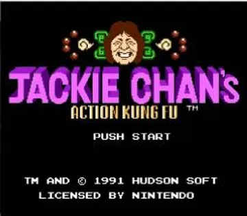 Jackie Chan's Action Kung Fu (Europe) screen shot title